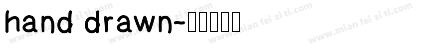 hand drawn字体转换